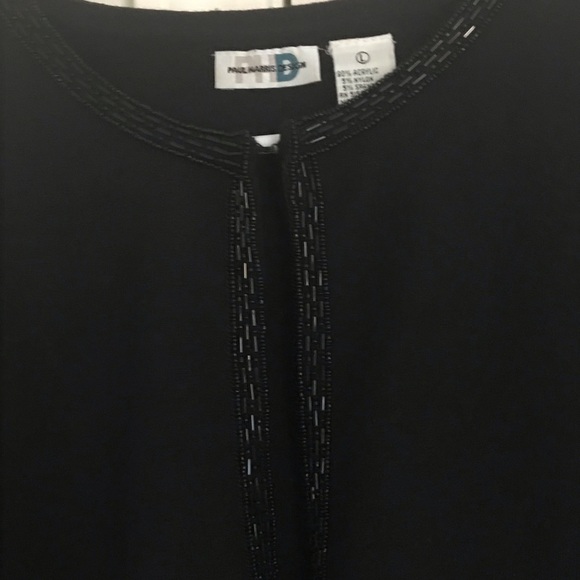 Paul Harris Design Open front black cardigan - Picture 2 of 5